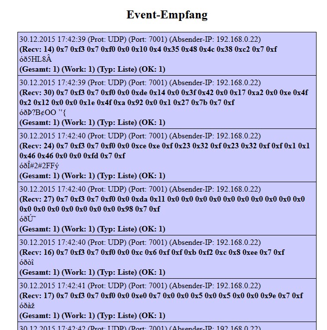 event-Empfang